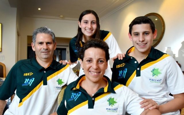 Amanda Penkin with her family.