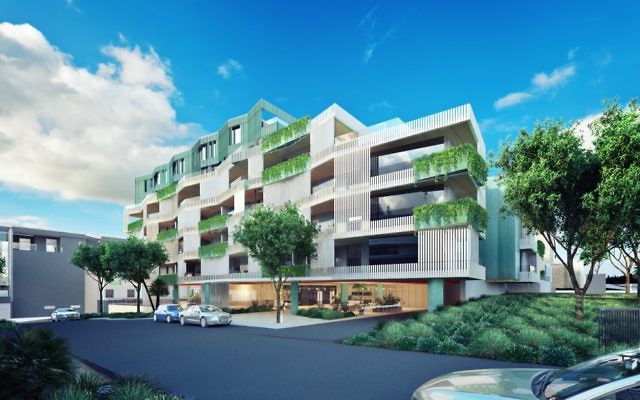 An artist’s impression of one of the new Independent Living buildings.