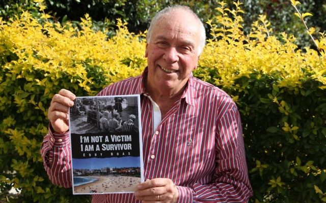 Eddy Boas started writing his book 15 years ago.
Photo: Yael Brender