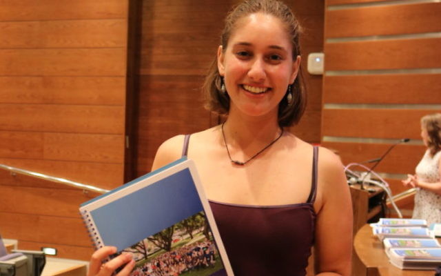 Emma Zwi at the Weizmann Institute of Science in Israel.