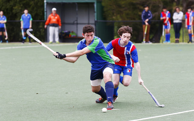 10-9-17. Premiership for Maccabi U16 Hockey. Maccabi U16 Defeated KBH Brumbies 4 - 1. Photo: Peter Haskin