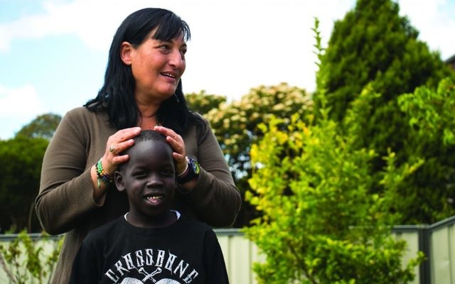 Sharon Bloch with Abram. Photo: Daniel Goodrich.
