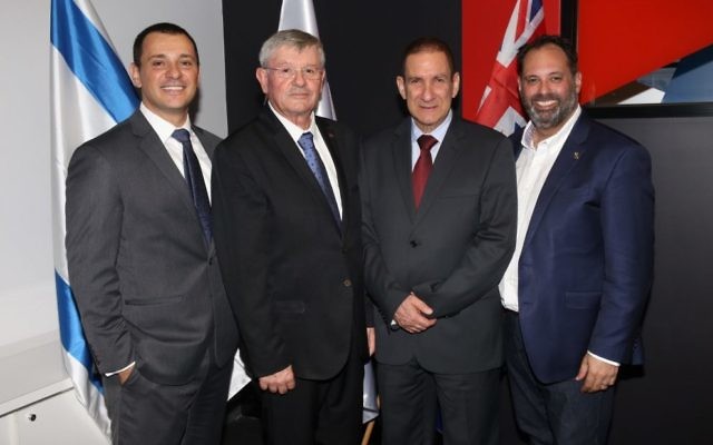From left: Ofir Hason, Yosi Shneck, Yiftah Ron-Tal and Philip Dalidakis.