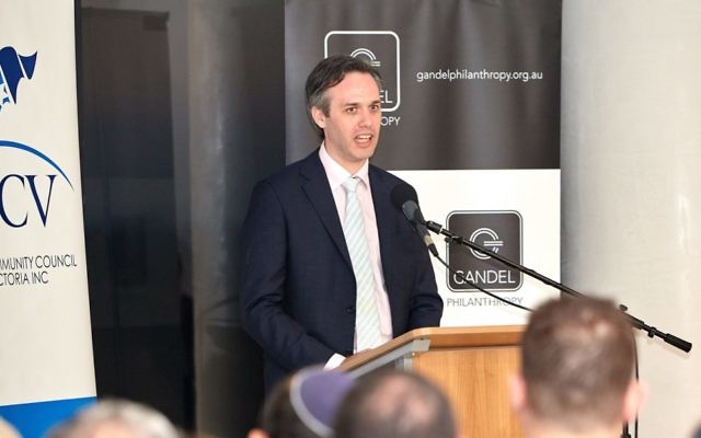 Guest speaker at the JCCV annual meeting, Australia's Human Rights Commissioner Ed Santow. Photo: David Marlow