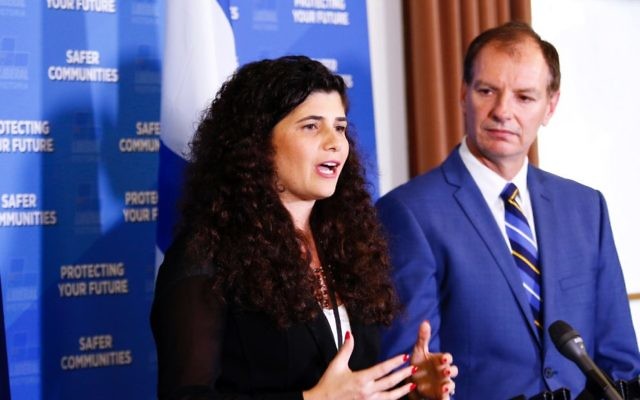 Sharren Haskel with David Southwick. Photo: Peter Haskin