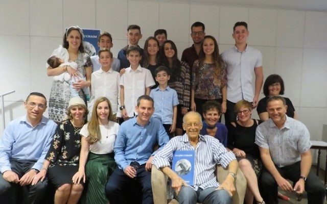 Henry Briggs with his family at the launch of his autobiography in late December. Henry Briggs with his family at the launch of his autobiography in late December.