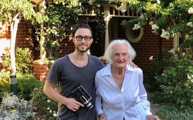 Director Dean Ginsburg with 92-year-old Shirley Affleck during filming of The Life I’ve Seen. Director Dean Ginsburg with 92-year-old Shirley Affleck during filming of The Life I’ve Seen.