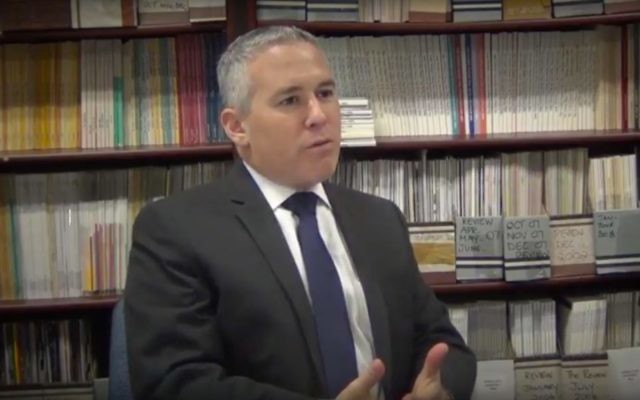 Dr Jonathan Schanzer. Photo: YouTube screengrab