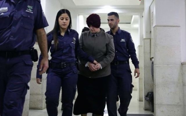 Malka Leifer appears in an Israeli court. Photo: AP