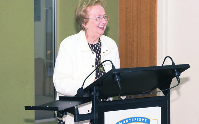 Betty Wilkenfeld at the launch of her Montefiore Community Life Story in April. Betty Wilkenfeld at the launch of her Montefiore Community Life Story in April.