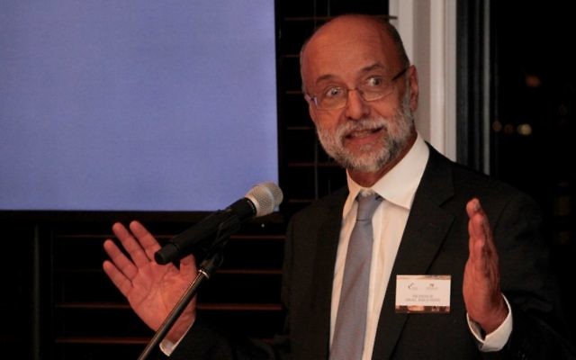 Professor Israel Bar-Joseph speaking at the Garvan-Weizmann Centre for Cellular Genomics' first birthday celebration in Sydney. Photo: Shane Desiatnik Professor Israel Bar-Joseph speaking at the Garvan-Weizmann Centre for Cellular Genomics' first birthday celebration in Sydney. Photo: Shane Desiatnik