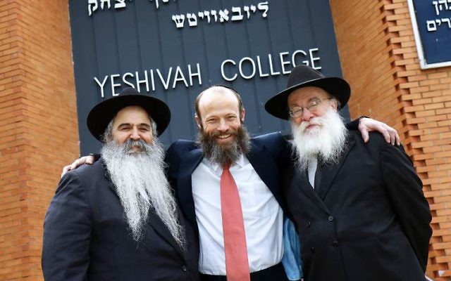 From left: Rabbi Chaim Tzvi Groner, Menachem Vorchheimer, Rabbi Zvi Hirsch Telsner. Photo: Peter Haskin From left: Rabbi Chaim Tzvi Groner, Menachem Vorchheimer, Rabbi Zvi Hirsch Telsner. Photo: Peter Haskin