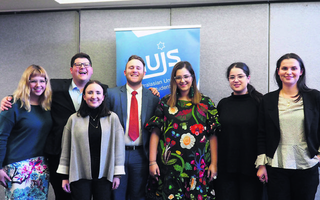From left: Shira Rosenblum, Gary Hofman, Gabriella Davis, Josef Wilkinson, Ariel Mekler-Peled , Ruby Herman and Natasha Connors. Absent: Joshua Kirsh.