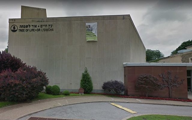 The Tree of Life Synagogue where the attack took place.