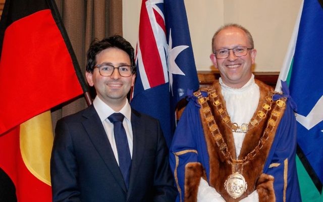 Newly elected Glen Eira Mayor Jamie Hyams (right) with new deputy mayor Joel Silver. Newly elected Glen Eira Mayor Jamie Hyams (right) with new deputy mayor Joel Silver.