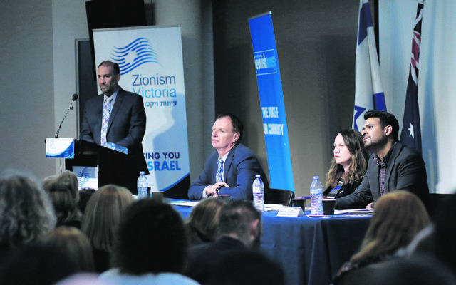 From left: Zeddy Lawrence, David Southwick, Sorina Grasso and Dinesh Mathew. Photo: Peter Haskin