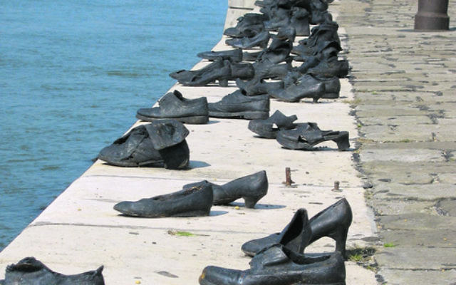 The Shoes on the Danube memorial. Photo: Julie Szego/AJN file The Shoes on the Danube memorial. Photo: Julie Szego/AJN file