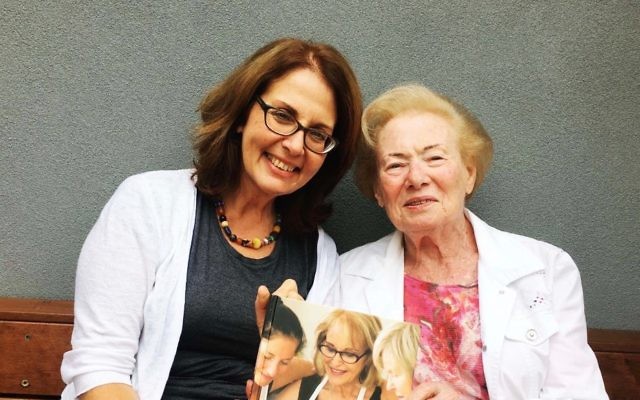 Irris Makler with
Ruth Hampel, one
of the survivors
featured in Just
Add Love.
Photo: David Mane