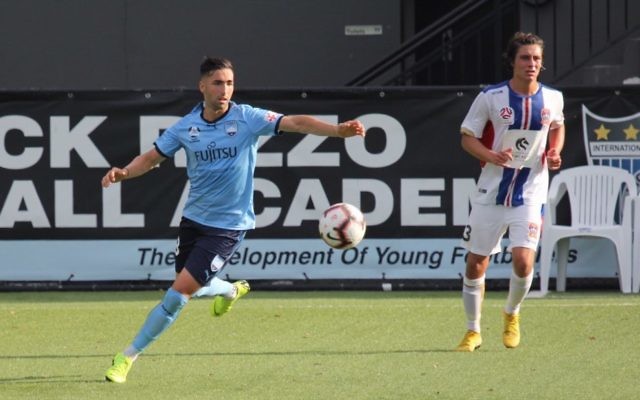 Jordi Swibel in action for Sydney FC in the Y-League earlier this year. Jordi Swibel in action for Sydney FC in the Y-League earlier this year.