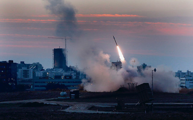 Israel’s Iron Dome intercepting incoming missiles. Photo: AJN file Israel’s Iron Dome intercepting incoming missiles. Photo: AJN file