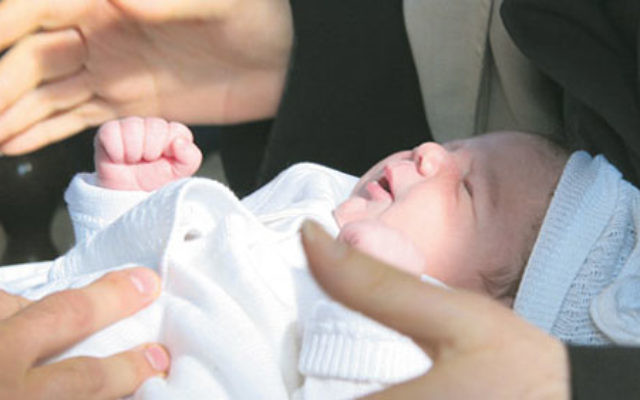 Almost every newborn Jewish male undergoes a circumcision. Photo: Peter Haskin