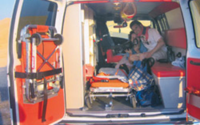 Magen David Adom ambulance. Photo: AJN file