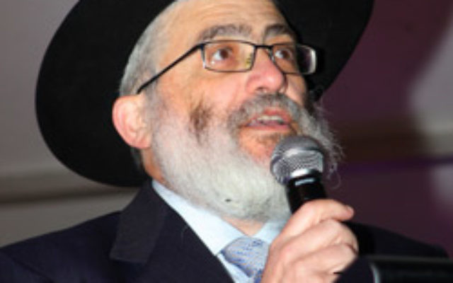 Rabbi Joseph Gutnick. Photo: AJN file Rabbi Joseph Gutnick. Photo: AJN file