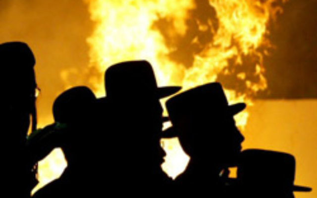 Bonfires on Lag b'Omer. Photo: AJN file