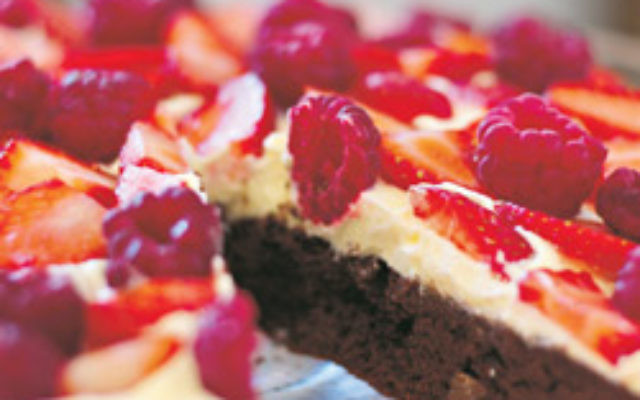 Chocolate brownie cake. Photo: Peter Haskin