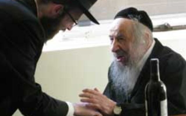 Rabbi Yitzchok Dov Koppelman is the world's oldest rabbi at 105-years-old. Photo: Yumi Rosenbaum/AJN. Rabbi Yitzchok Dov Koppelman is the world's oldest rabbi at 105-years-old. Photo: Yumi Rosenbaum/AJN.
