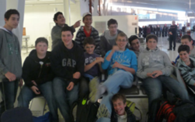 Bnei Akiva Melbourne members prepare to spread Jewish cheer in Adelaide.