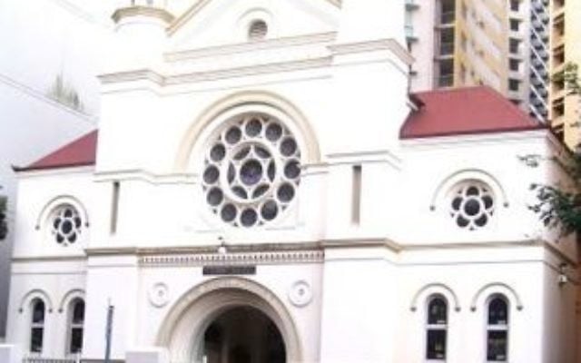 Brisbane Synagogue was spared Brisbane Synagogue was spared