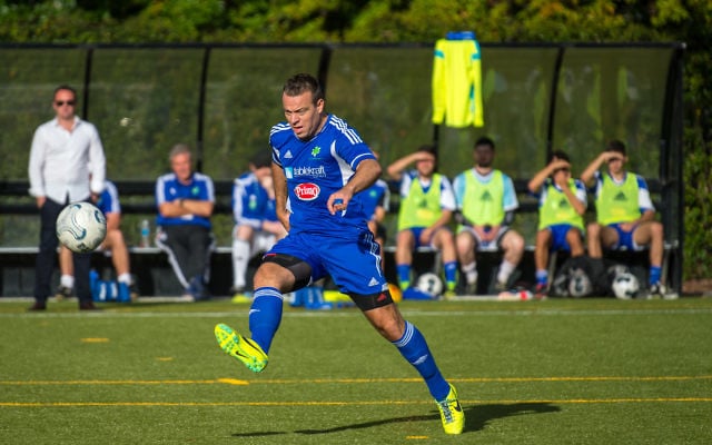 Gavin Rae in last week’s semifinal against Northbridge. Photo: Football NSW Gavin Rae in last week’s semifinal against Northbridge. Photo: Football NSW