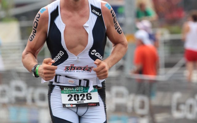 Adriel Young during last year’s Hawaiian Ironman.
Photo: baconyoung.wordpress.com