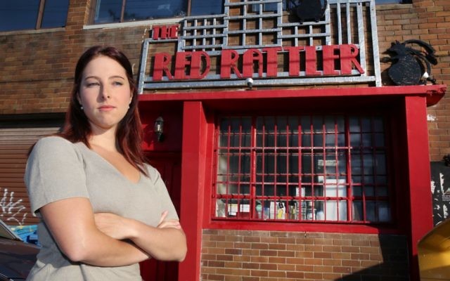 Shailee Mendelevich outside The Red Rattler Theatre in Marrickville. Photo: Noel Kessel. Shailee Mendelevich outside The Red Rattler Theatre in Marrickville. Photo: Noel Kessel.