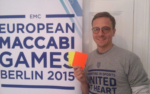 Alexander Sobbotta says any racism will be given the red card at this month’s European Maccabi Games. Alexander Sobbotta says any racism will be given the red card at this month’s European Maccabi Games.