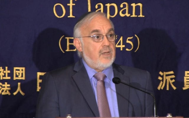 Rabbi Abraham Cooper. (YouTube screenshot)
