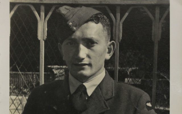 Leon Slucki while serving in the army. Leon Slucki while serving in the army.