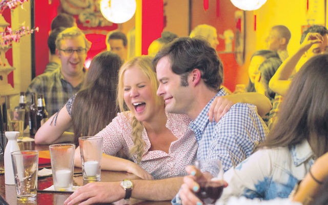 Amy Schumer and Bill Hader star in the romantic comedy Trainwreck. Amy Schumer and Bill Hader star in the romantic comedy Trainwreck.
