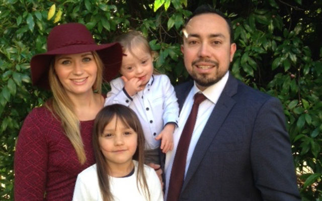 Tzuri Avila (right) and his family. Tzuri Avila (right) and his family.