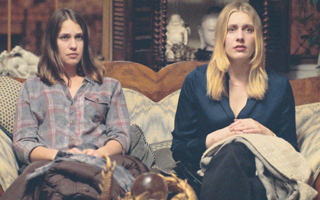Lola Kirke (left) and Greta Gerwig in Mistress America.