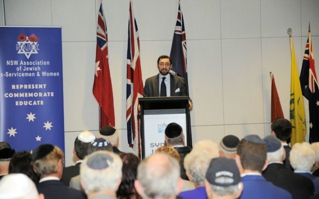 Rabbi Dr Benjamin Elton at the NAJEX commemoration.
Photo: Alan Shaw Rabbi Dr Benjamin Elton at the NAJEX commemoration.
Photo: Alan Shaw
