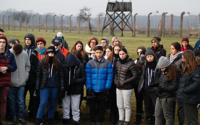 The IST participants at Auschwitz. The IST participants at Auschwitz.