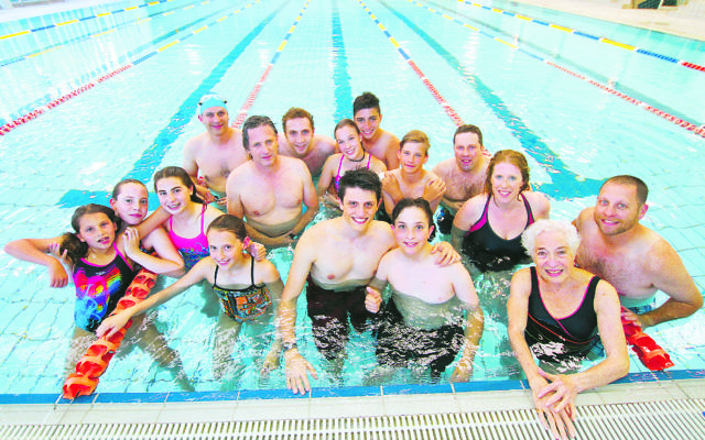 Maccabi members who participated in last year’s swimathon. Photo: Peter Haskin Maccabi members who participated in last year’s swimathon. Photo: Peter Haskin