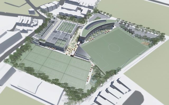 A 3D rendering of how Hakoah White City will look. A 3D rendering of how Hakoah White City will look.