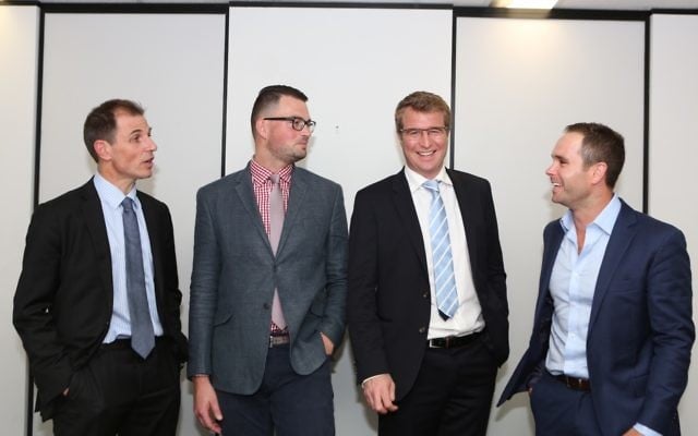 From left: Ben English, Bevan Shields, David Lipson and Alex Hart. Photo: Giselle Haber. From left: Ben English, Bevan Shields, David Lipson and Alex Hart. Photo: Giselle Haber.