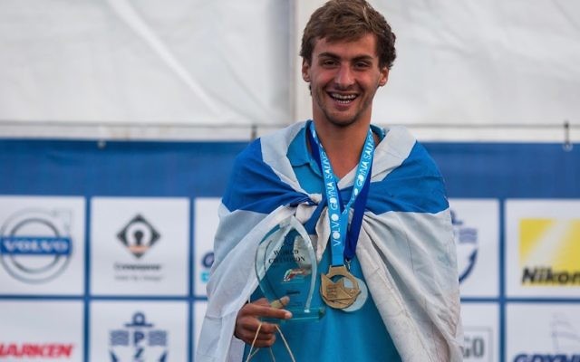 Yoav Omer, who won the RS:X Youth Men competition at last year’s Youth World Sailing Championships, was unable to defend his title. Yoav Omer, who won the RS:X Youth Men competition at last year’s Youth World Sailing Championships, was unable to defend his title.