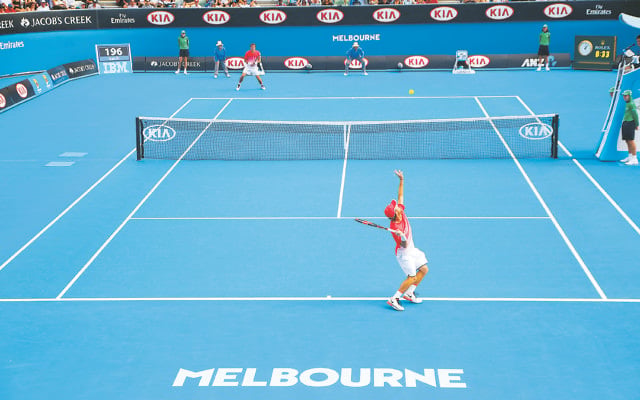 Dudi Sela serving during his third round match against Russian Andrey Kuznetsov. Photo: Peter Haskin Dudi Sela serving during his third round match against Russian Andrey Kuznetsov. Photo: Peter Haskin