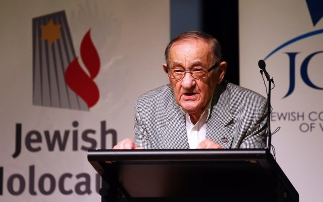 Holocaust survivor Moshe Fiszman shared his testimony at UN Holocaust Remembrance Day. Photo: Peter Haskin Holocaust survivor Moshe Fiszman shared his testimony at UN Holocaust Remembrance Day. Photo: Peter Haskin