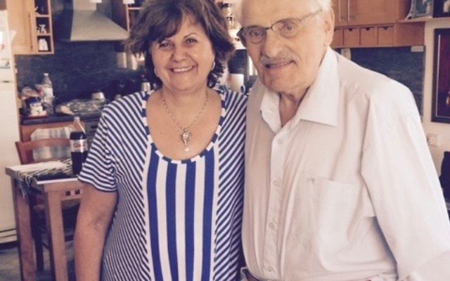 Malka Silver with Samuel Willenberg last October. Malka Silver with Samuel Willenberg last October.